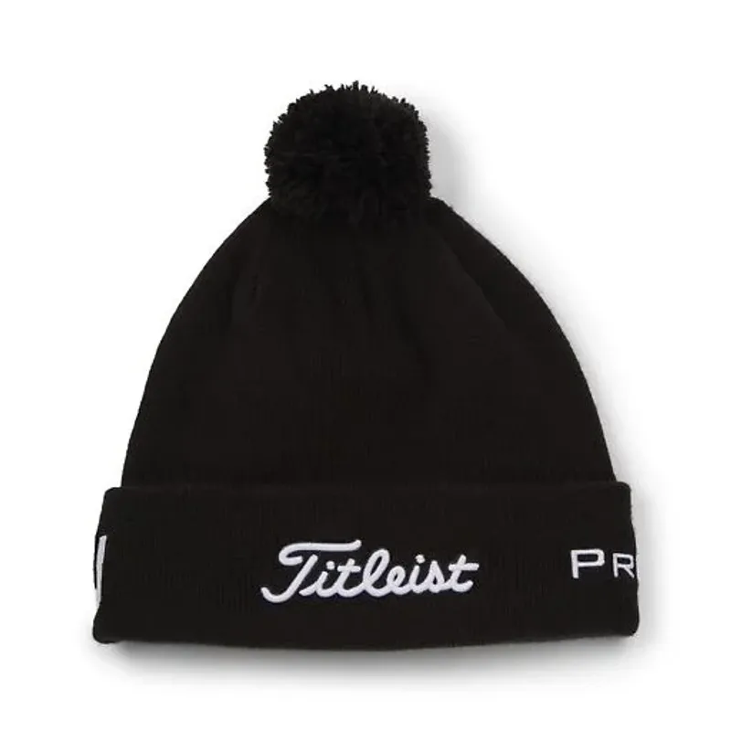 Titleist - Tour Pom Pom Beanie - Black/White (TGK)