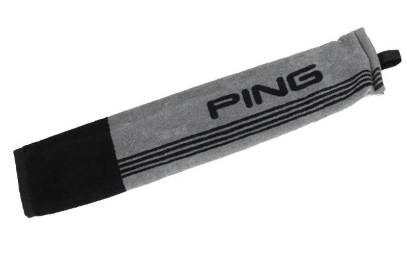 Ping Tri-fold Towel Grå