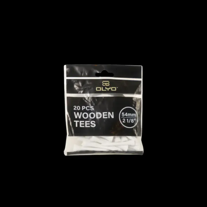 Hovedbilde Olyo 2 1/8” 54 mm white tees 20 pcs